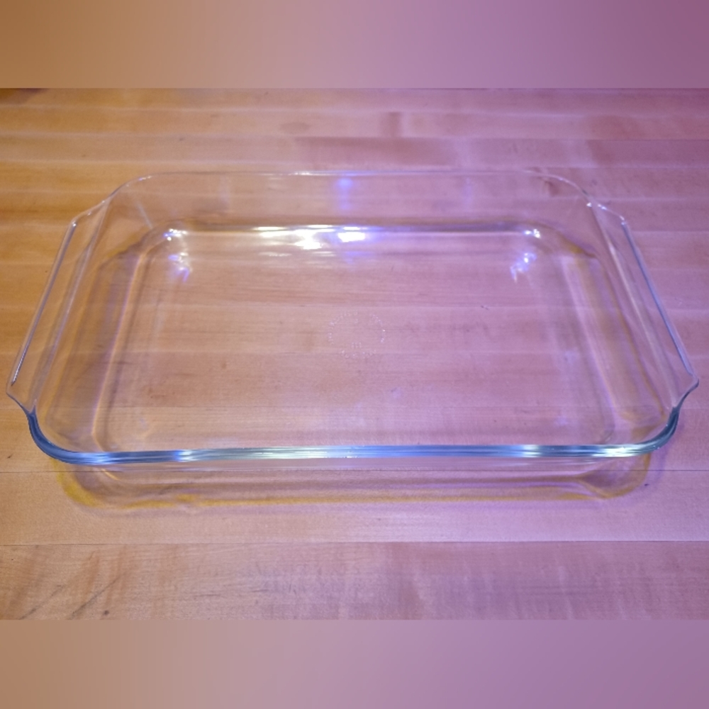 Vintage baking dish 9" × 13" made in USA OVEN-PROOF #435